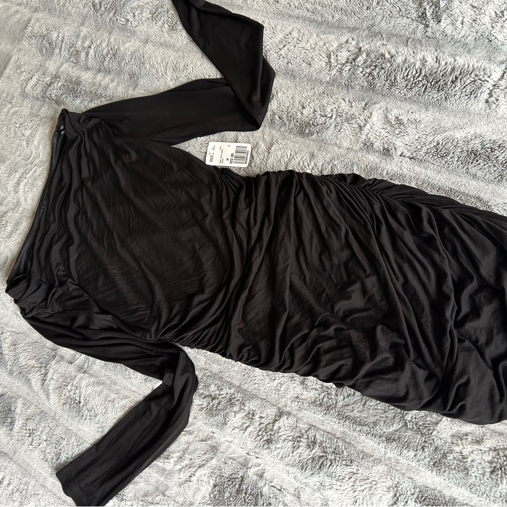 Ruched mini dress